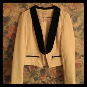 Candie's small white tux jacket, never before worn