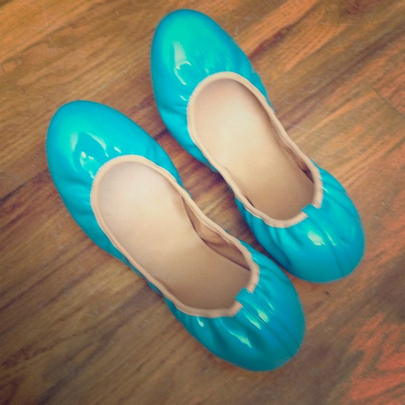 NEW Teal J. Crew Lula Ballet Flats 9.5
