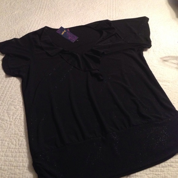 Sparkle Black Top