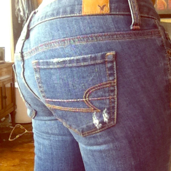 American eagle Capri shorts (denim)