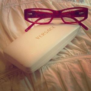 Vintage Versace Red Glasses