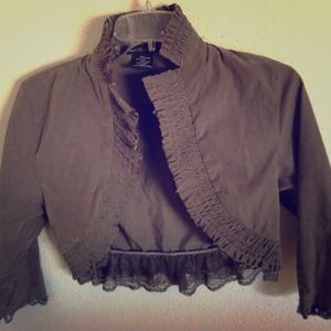 ❗️SOLD❗️Cropped Jacket with lace detailing