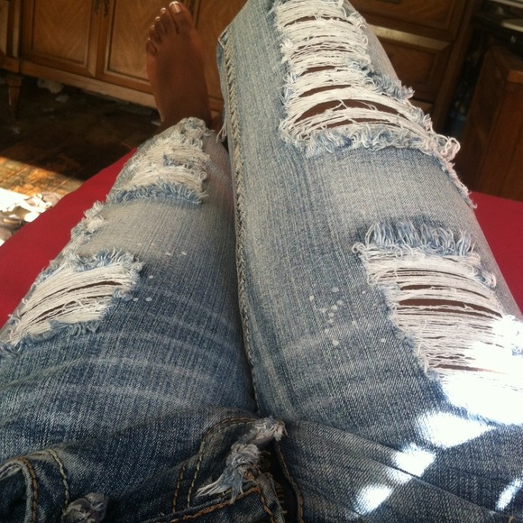 Denim Capri shorts - Picture 2 of 4