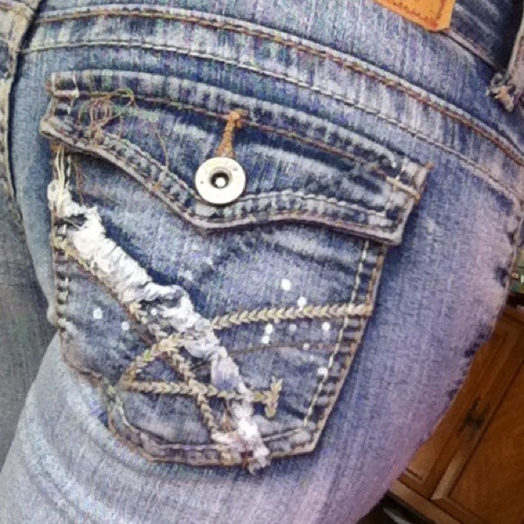 Denim Capri shorts - Picture 3 of 4