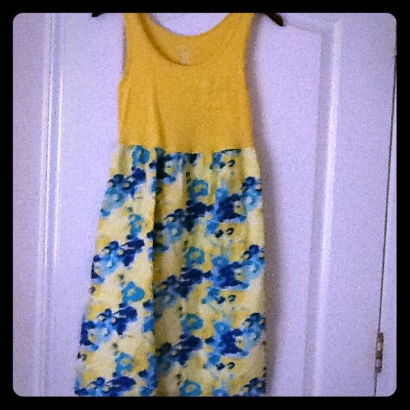 Yellow printed Sundress