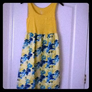 Yellow printed Sundress