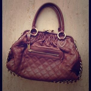 Sold. . . Marc Jacobs Brown Leather Stam Purse