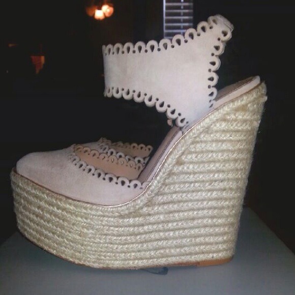 Chloe Jade Green Wedges from Top Shop