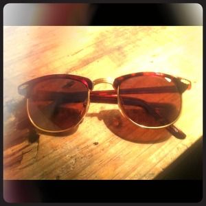 Vintage Tortoise Clubmaster Sunglasses