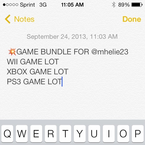 💕Video game bundle for @mhelie23💕