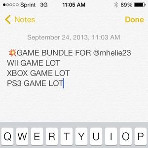 💕Video game bundle for @mhelie23💕
