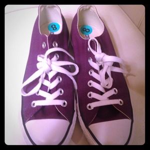 Purple Converse Sneakers