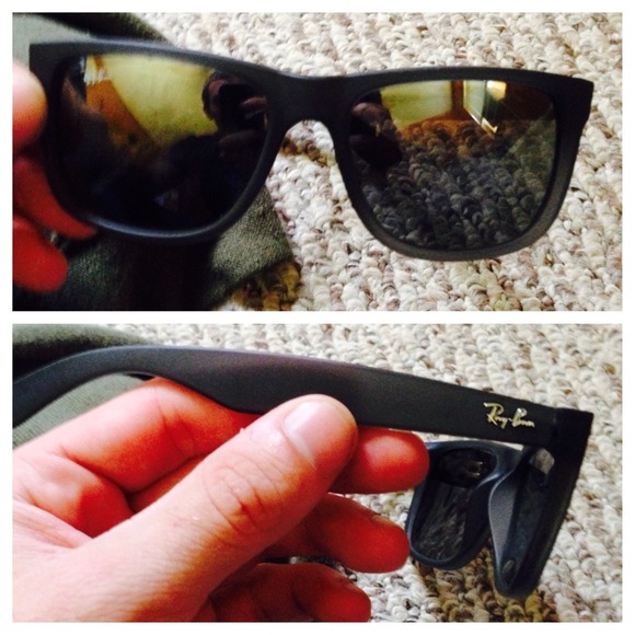 REAL rayban Justin's