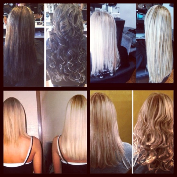 Hair extensions tape in!