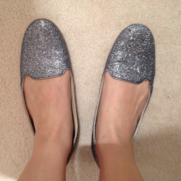 Nine West glitter flats