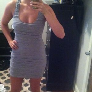 Grey mini dress