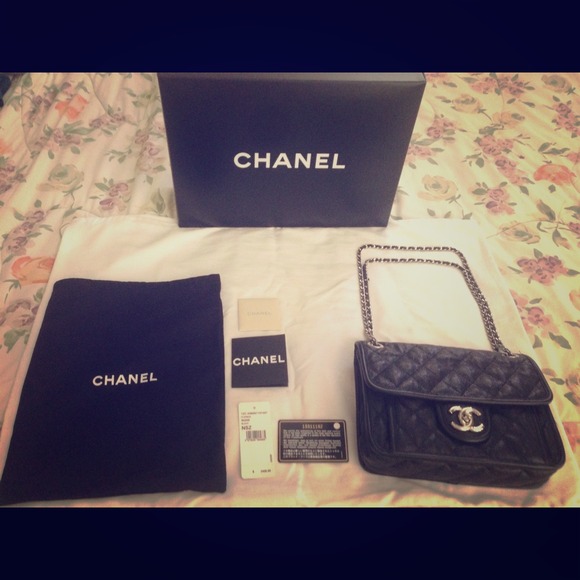 Authentic Chanel Black Handbag New With Tags!