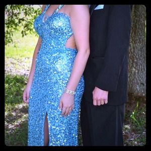 Sequin prom dress