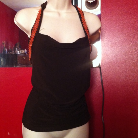 Maxi Skirt Neck Tie Halter