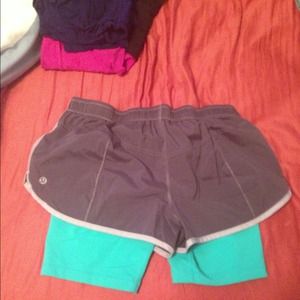 Lululemon shorts with built in spandex size 6 SOLD