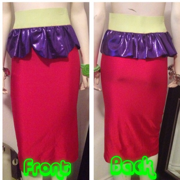 Custom Made Peplum Skirt - Picture 2 of 2