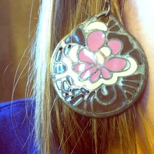 Vintage flower earrings