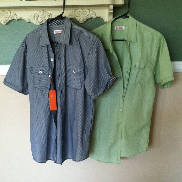 Michael Brandon button up collared shirts (2)