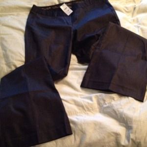 Brand new black pinstripe pants from Express!!