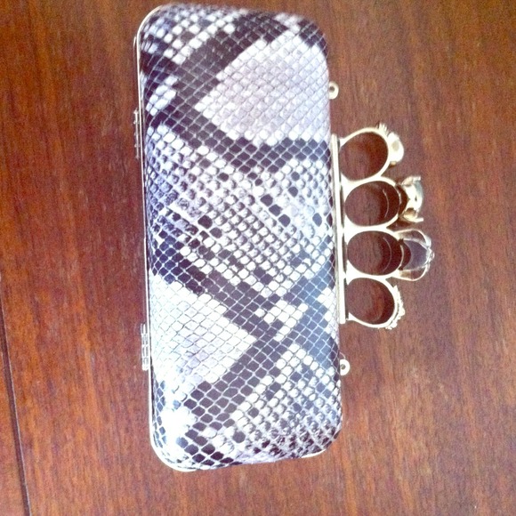 Snakeskin Clutch