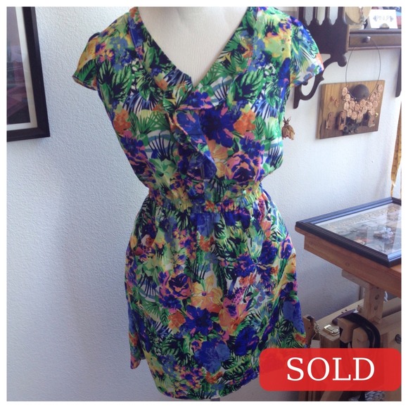 BUNDLED Jessica Simpson Floral Dress