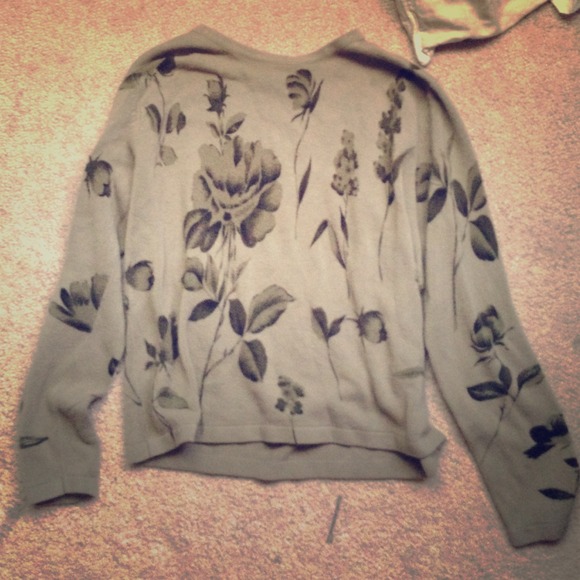 Floral sweater