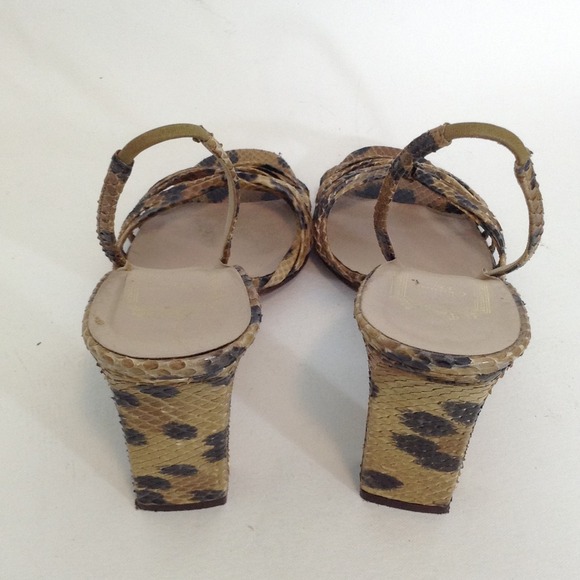 🎉HP🎉Christian Dior Snakeskin Sandals - Picture 2 of 4