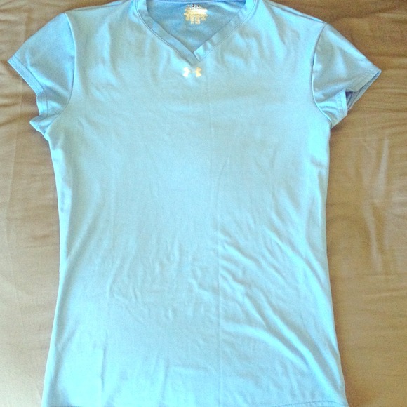 Baby blue Under Armour Workout Shirt