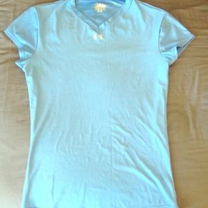 Baby blue Under Armour Workout Shirt