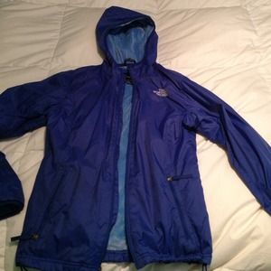 Womens blue North Face jacket