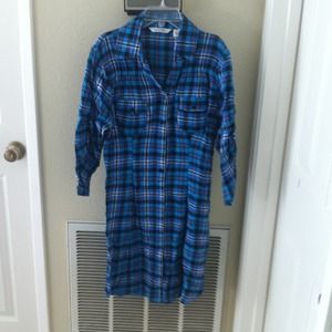 Plaid tunic