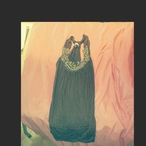 Charlotte Russe medium brown top.