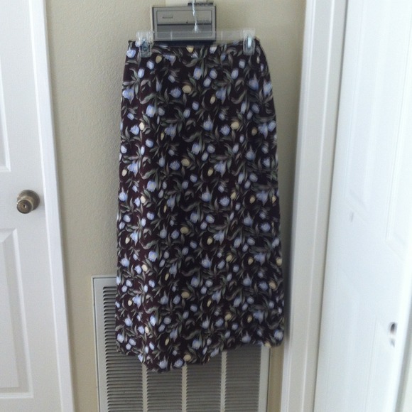 Floor length skirt