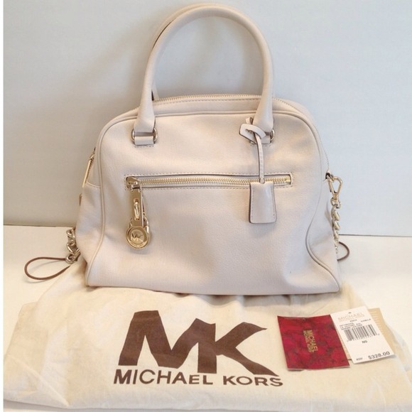 Michael Kors Handbags - 🚫SOLD🚫Michael Kors Knox Satchel in Vanilla