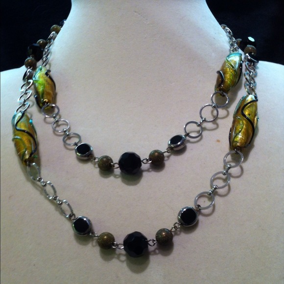 Necklace with earrings