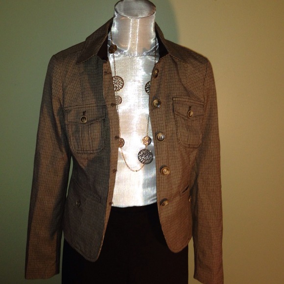 The Limited plaid jacket