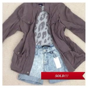 SOLD!!! Faded paisley J Brand denim shorts
