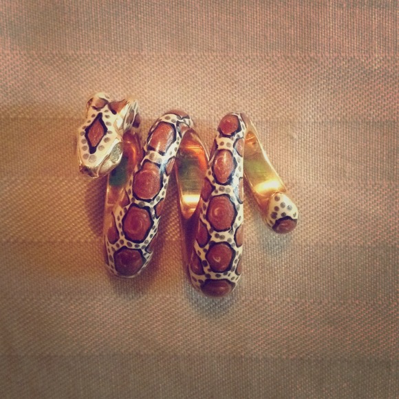 14k Yellow Gold Boa Constrictor Pendant ❤️