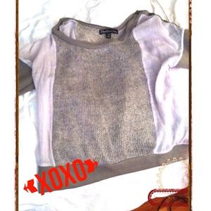 Short sleeve sweater-gorgeous!