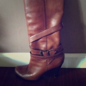 **Sold in bundle!** BCBG brown leather boots