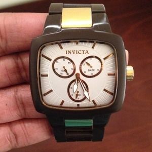 Authentic Chunky chocolate watch- INVICTA