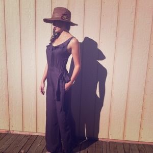 Brown Pant Jumper from Anthropologie