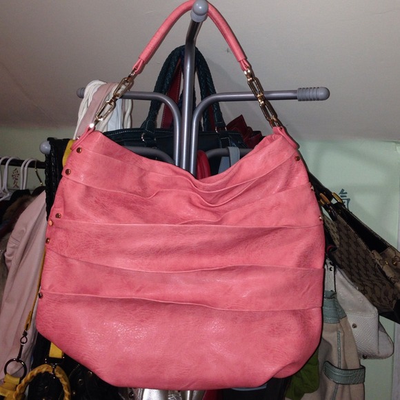 Coral purse by Izzy & Ali