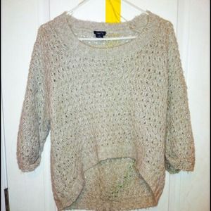 Tan knit sweater