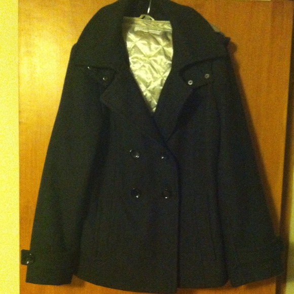 Calvin Klein Hooded Peacoat